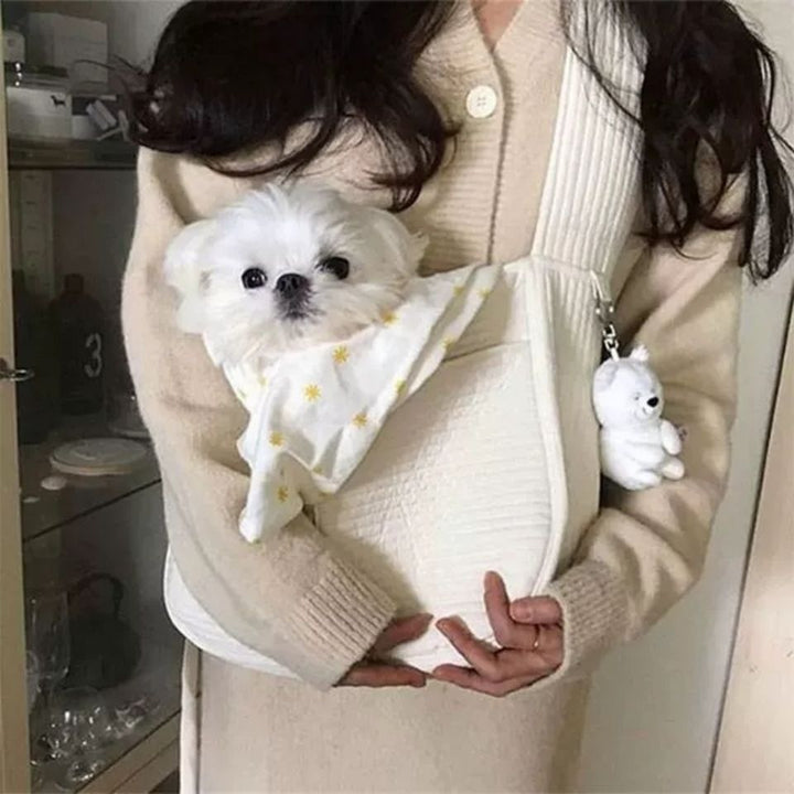 Discover the Handmade Breathable Pet Carrier Shoulder Tote Bag