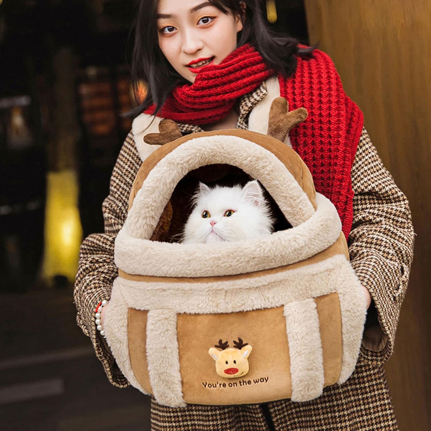 The Ultimate Plush Pet Travel Backpack Carrier