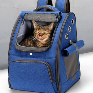 Foldable Breathable Pet Carrier Backpack For Travel
