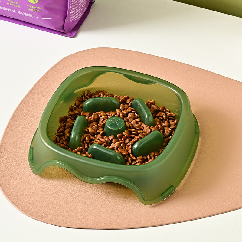 Anti-Choking Pet Slow Feeding Water Bowl