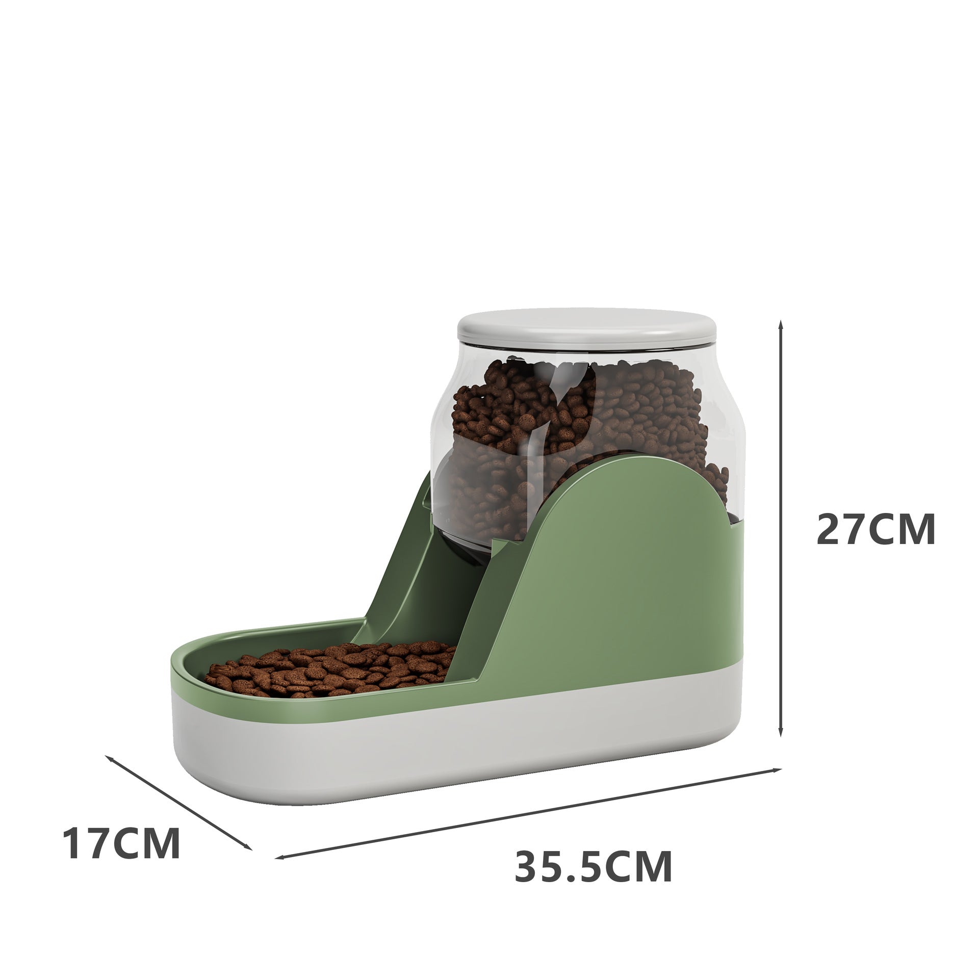 Pet Automatic Water Fountain Feeder Food Dispenser Bowl