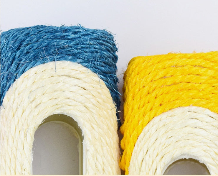 Pet Sisal Drum Three Piece Interactive Toy