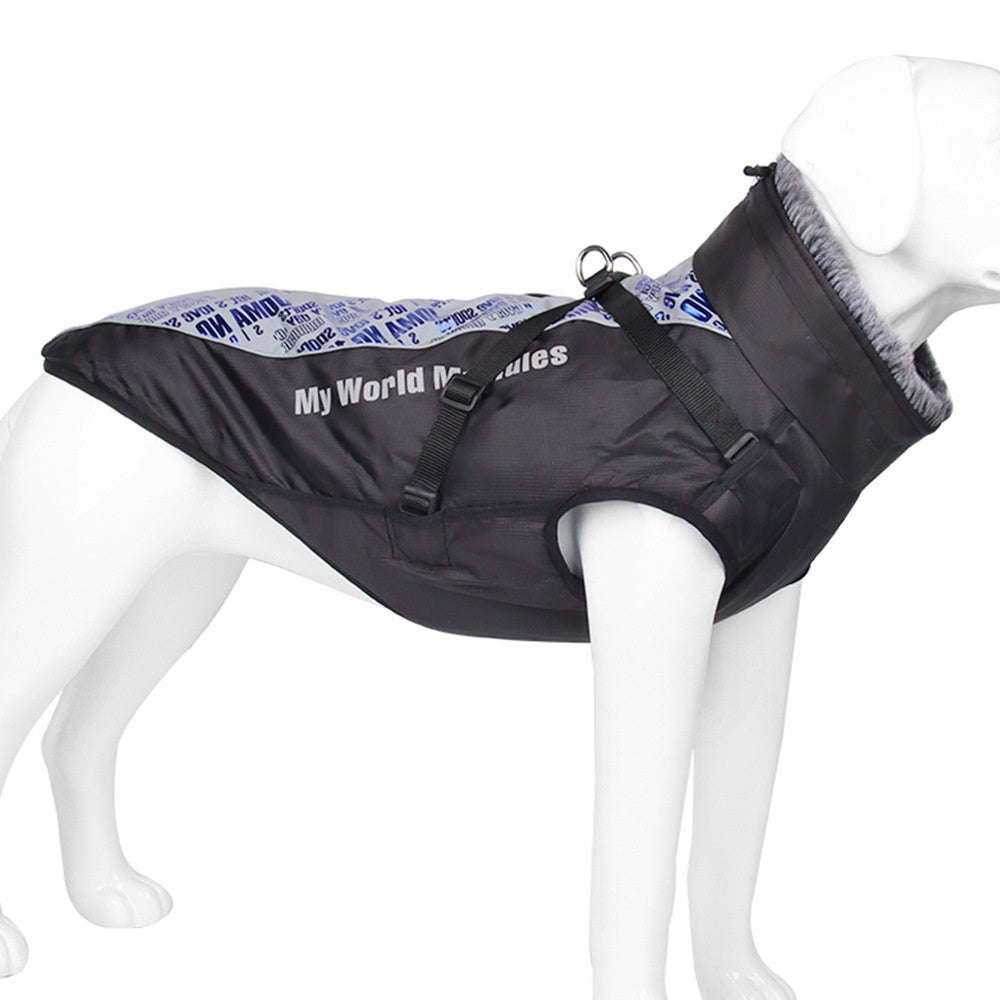 Pet Waterproof Reflective Winter Jacket For Outdoor Wear