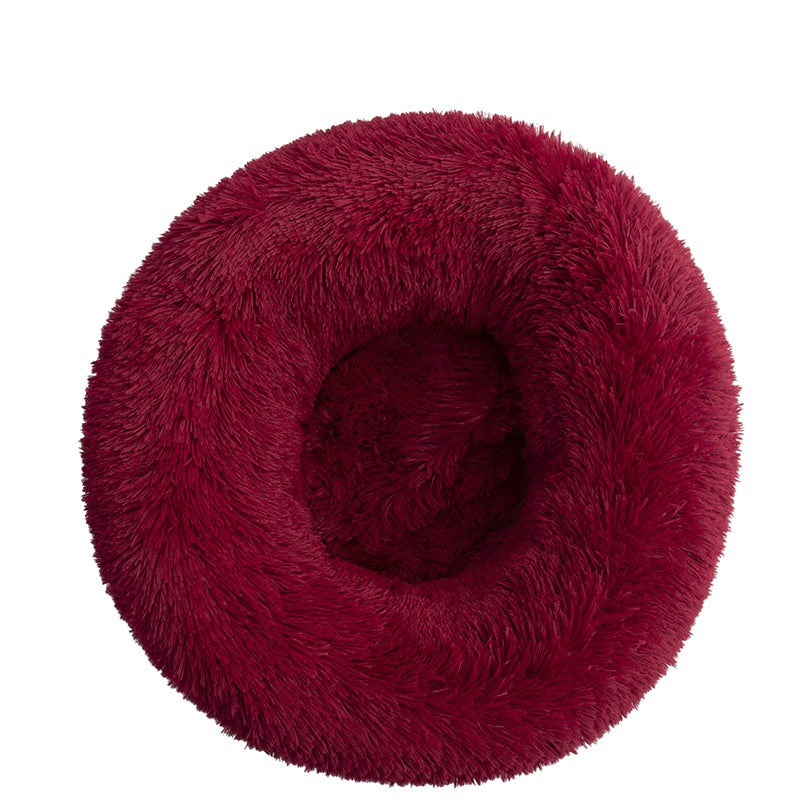 Pet Round Cotton Winter Warm Sleeping Bed
