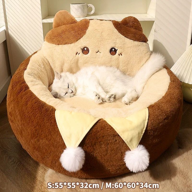 Pet Round Warm Sleep Cushion Sofa Nest Mattress