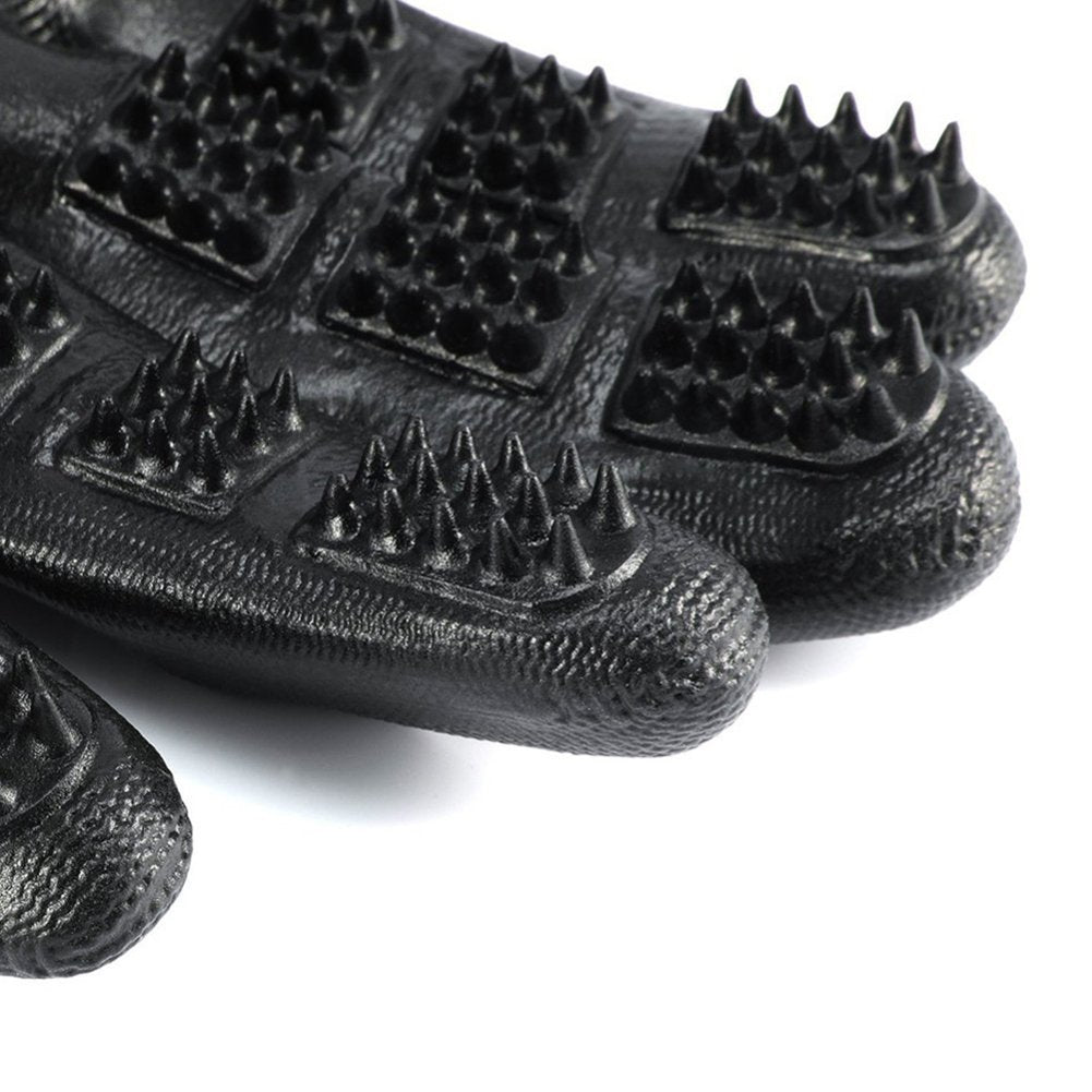 Soft Rubber Pet Grooming Glove Hair Removal Brush