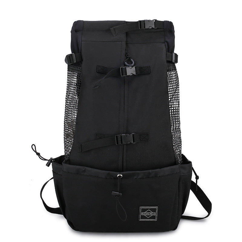 Double Shoulder Pet Carrier Backpack For Outdoor Travel