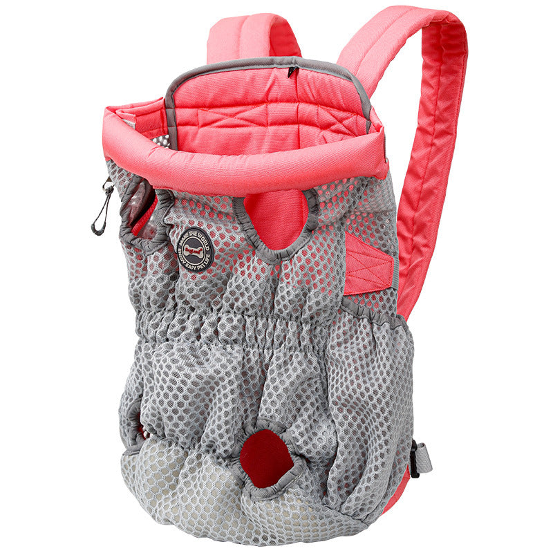 Breathable Mesh Pet Backpack Carrier For Outdoor Travel