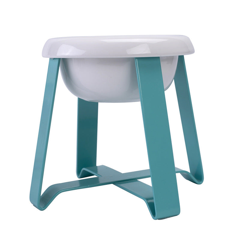 Anti-Slip Pet Feeding Bowl With Iron Stand Set