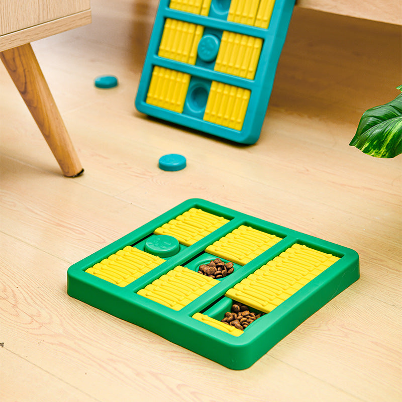Pet Rotating Educational Food Dispensing Slow Feeder Toy