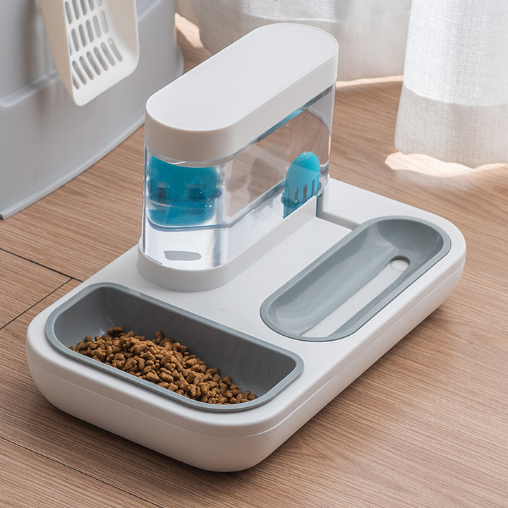 Pet Automatic Feeding And Drinking Fountain Bowl 1.5L