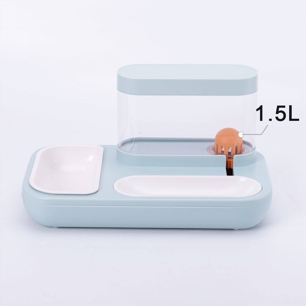Pet Automatic Feeding And Drinking Fountain Bowl 1.5L