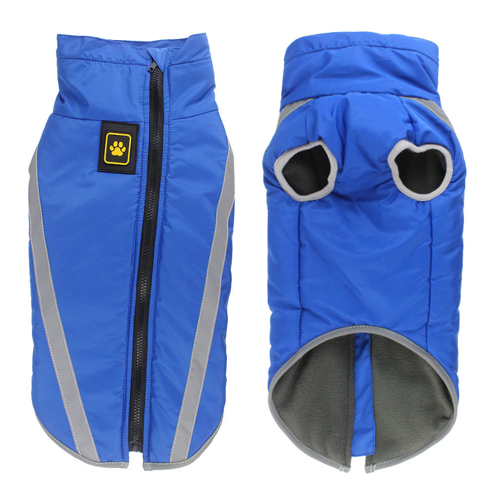 Pet Winter Reflective Padded Warm Jacket Clothing