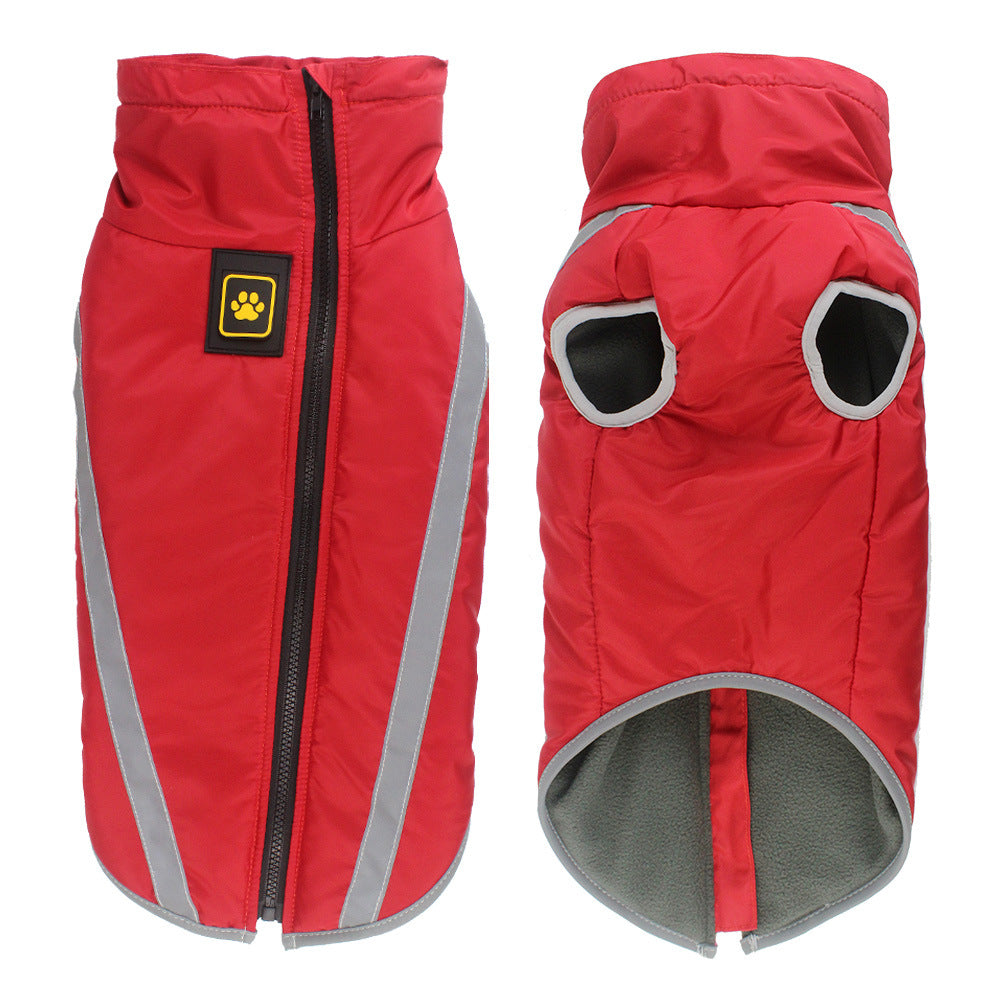 Pet Winter Reflective Padded Warm Jacket Clothing