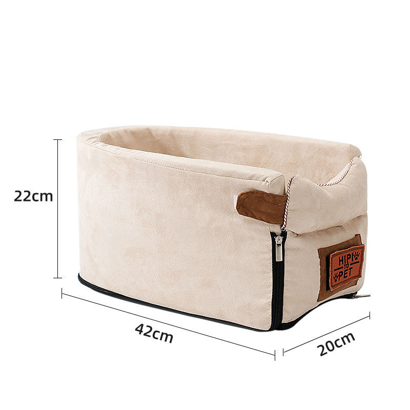 Pet Car Safety Seat Bed For Travel And Transport