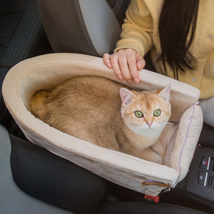 Pet Car Safety Seat Bed For Travel And Transport