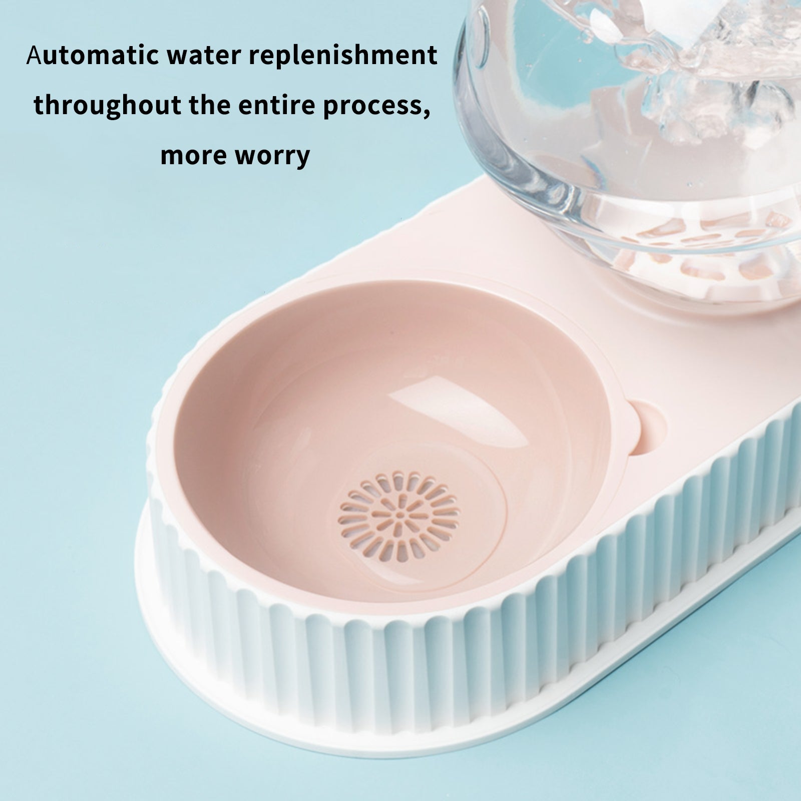 Automatic Pet Feeding And Drinking Water Bowl Dispenser