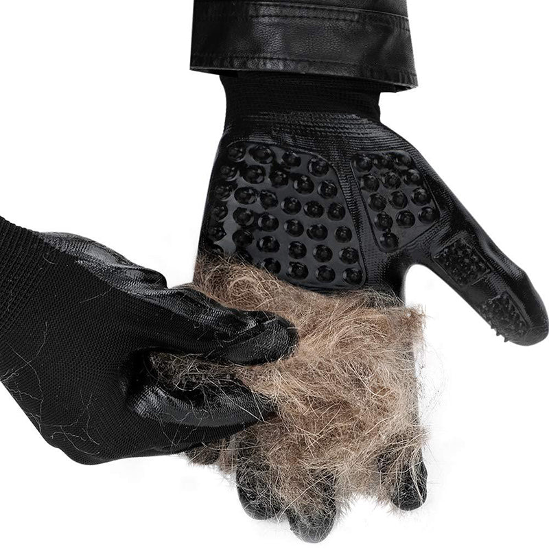 Soft Rubber Pet Grooming Glove Hair Removal Brush