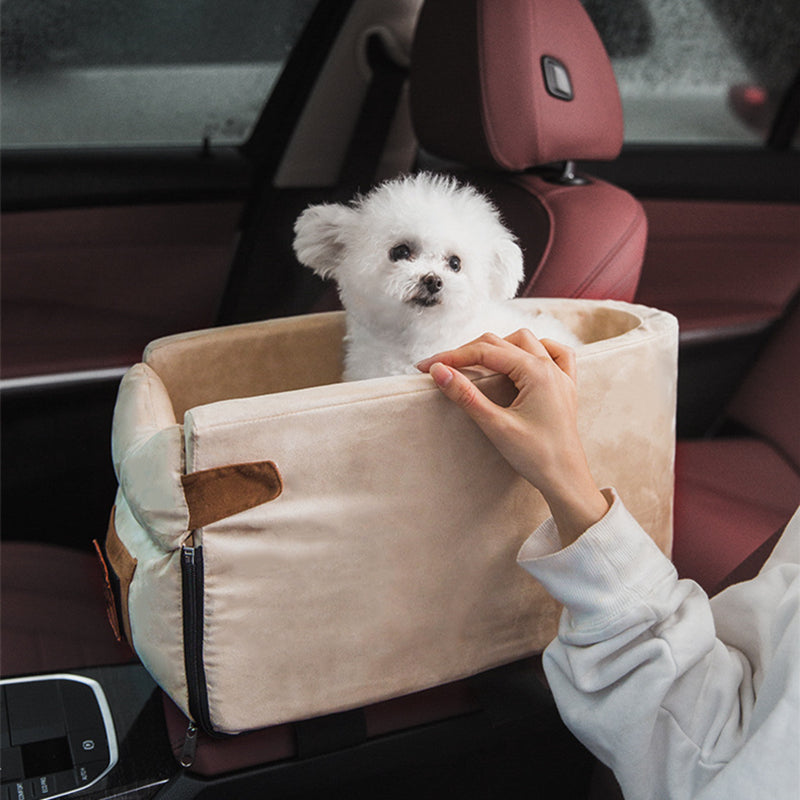 Pet Car Safety Seat Bed For Travel And Transport