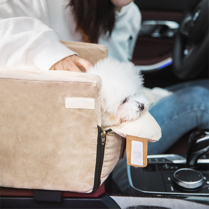Pet Car Safety Seat Bed For Travel And Transport