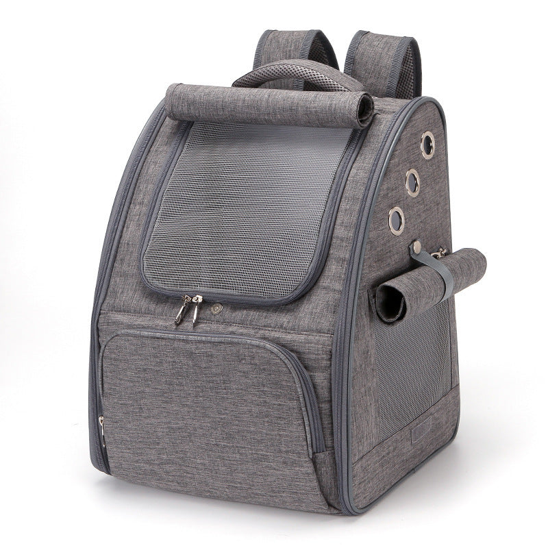 Foldable Breathable Pet Carrier Backpack For Travel