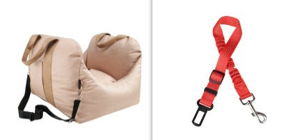 Waterproof Pet Car Seat Carrier With Breathable Mesh