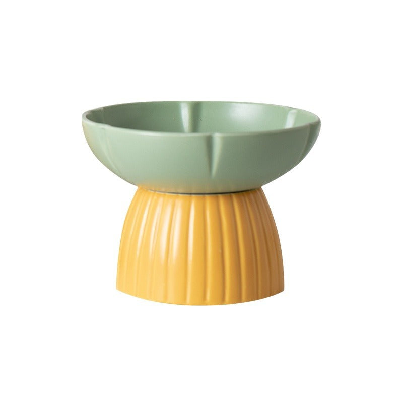 Macaron Style Ceramic Pet Feeding Bowl