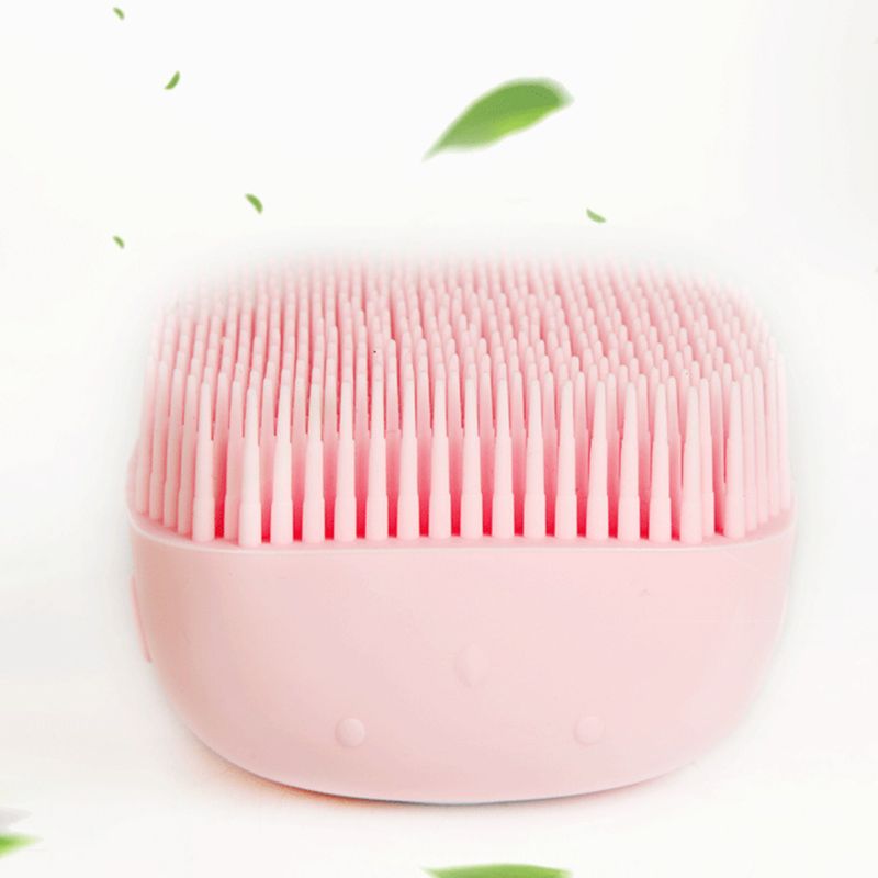 Pet Silicone Bath Brush Comb Shampoo Dispenser Grooming Tool