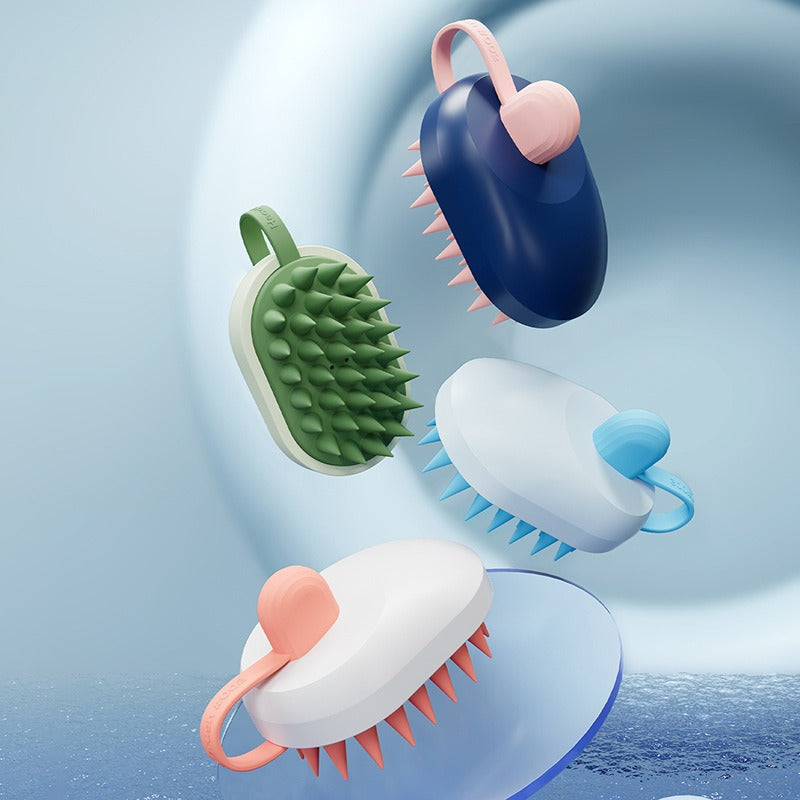 Pet Soft Gel Shampoo Massage Bath Brush