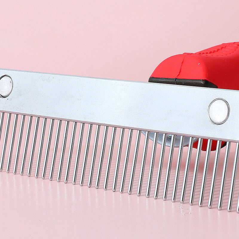 Extra Large Pet Rake Comb Deshedding Grooming Tool