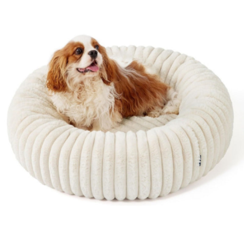 Pet Plush Round Winter Warm Sleeping Mat Bed