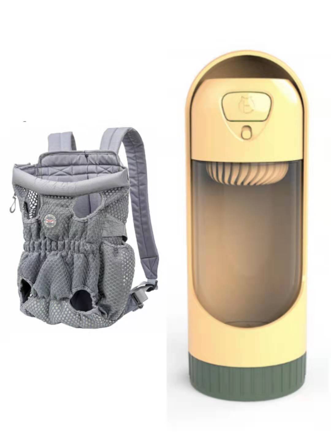 Breathable Mesh Pet Backpack Carrier For Outdoor Travel
