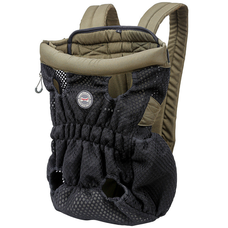 Breathable Mesh Pet Backpack Carrier For Outdoor Travel