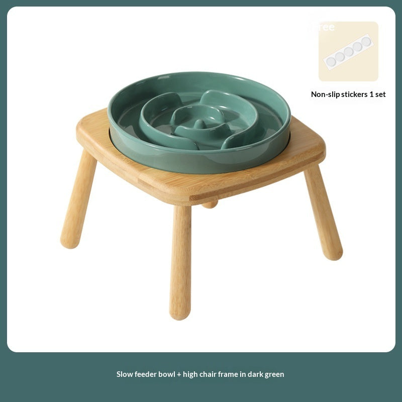 Pet Ceramic Slow Feeding Anti Choking Bowl