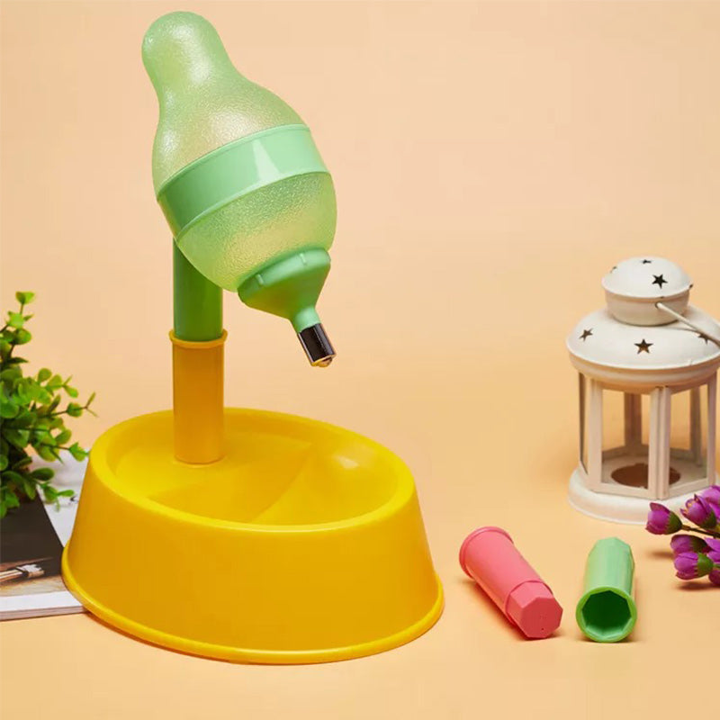Pet Adjustable Height Automatic Water Dispenser Feeder Bowl
