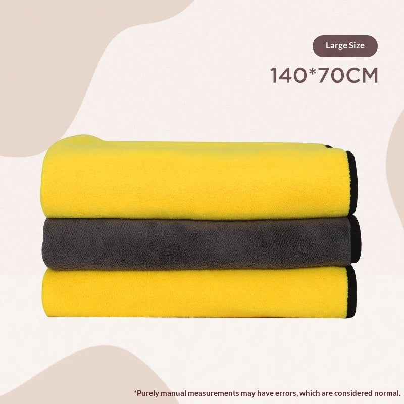 Pet Super Absorbent Quick Dry Bath Towel For Grooming