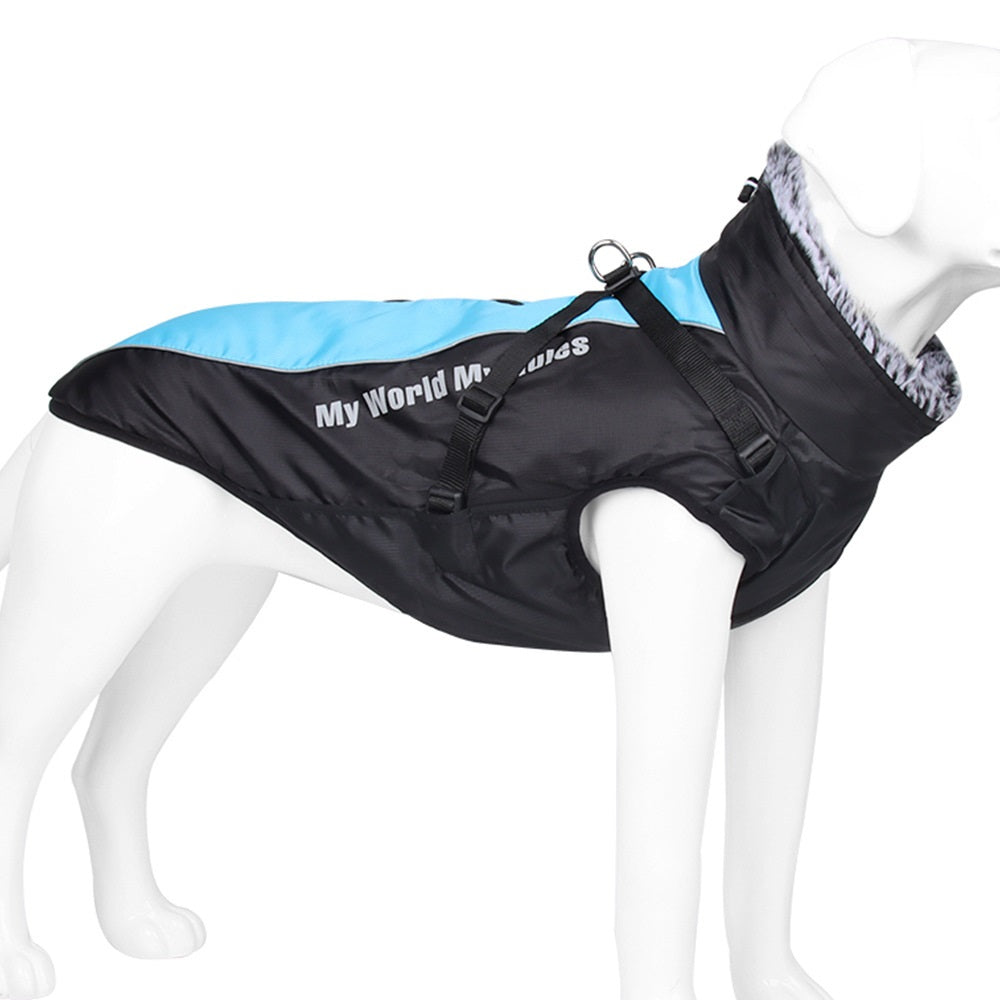 Pet Waterproof Reflective Winter Jacket For Outdoor Wear