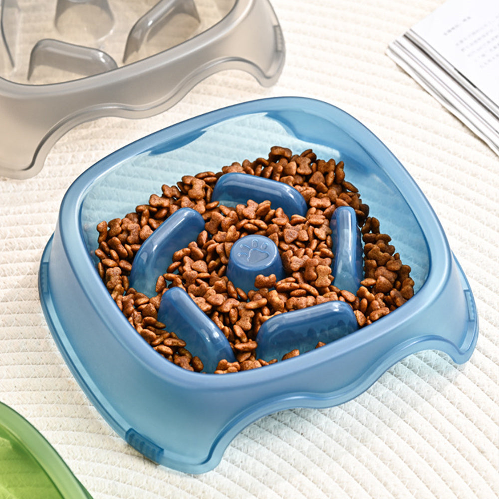 Anti-Choking Pet Slow Feeding Water Bowl