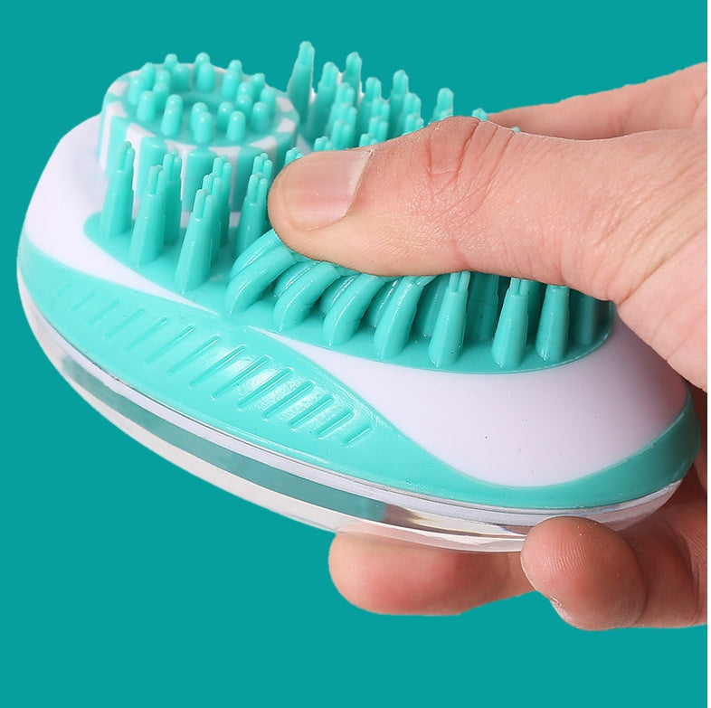 Pet Bath Massage Brush For Pet Grooming And Cleaning