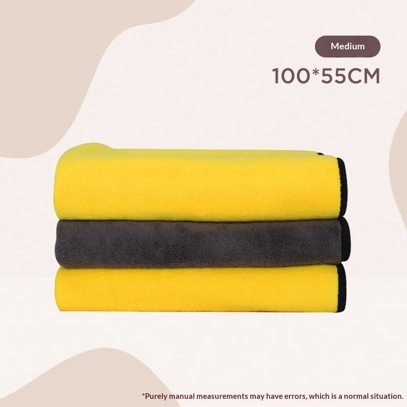 Pet Super Absorbent Quick Dry Bath Towel For Grooming