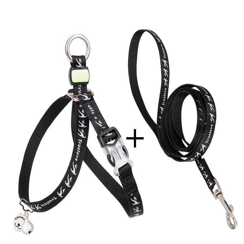 Pet Bell Chest Harness With Leash Vest Package