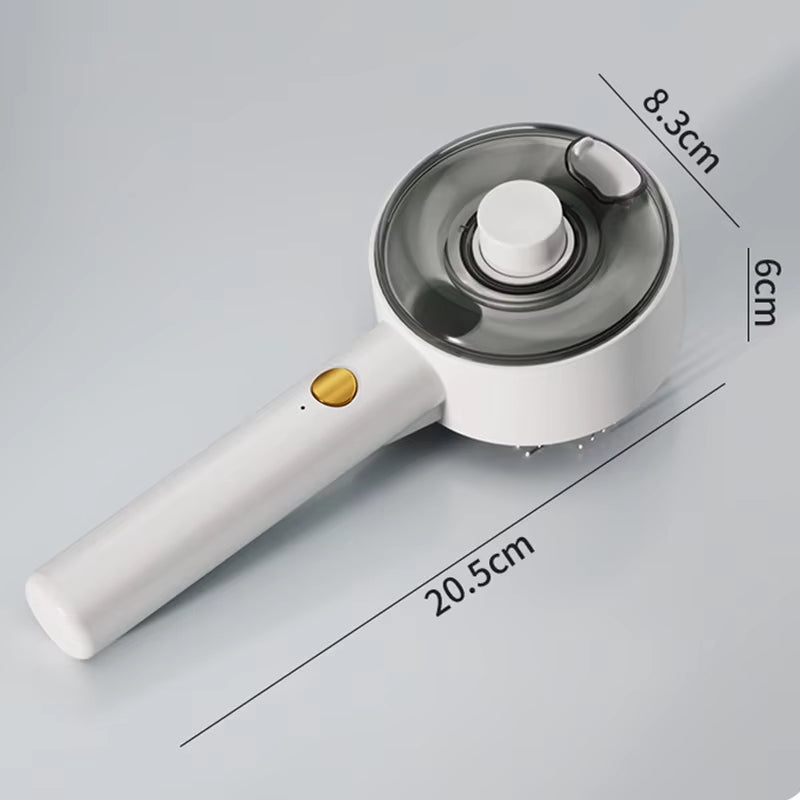 Electric Steam Pet Grooming Brush With Spray Massage Tool