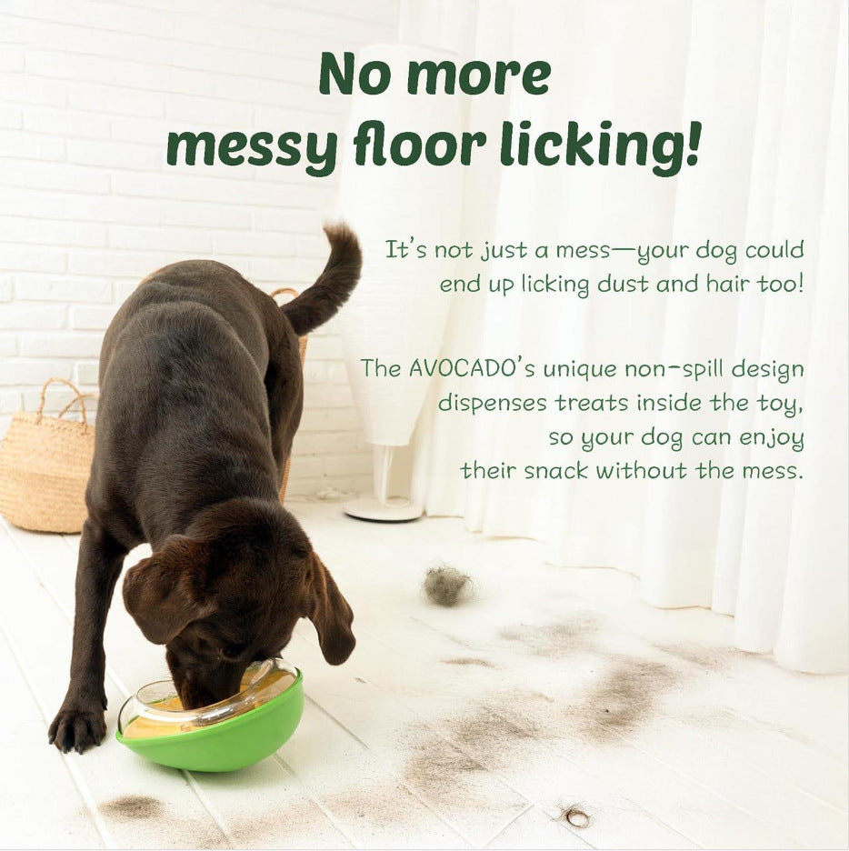 Pet Anti Tumble Avocado Feeding Bowl
