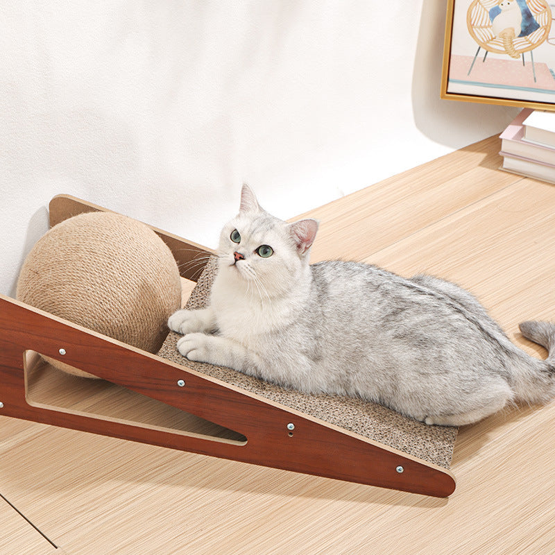 Pet Corrugated Paper Scratch Board Interactive Toy