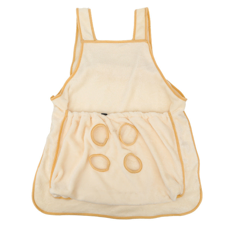 Plush Pet Carrier Apron Chest Bag For Travel