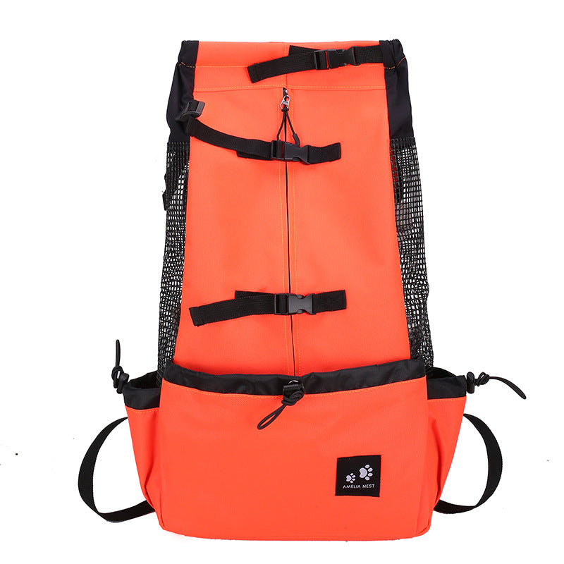 Double Shoulder Pet Carrier Backpack For Outdoor Travel