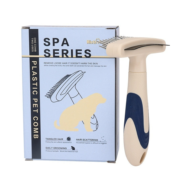 Pet Grooming Brush For Detangling And Hair Removal