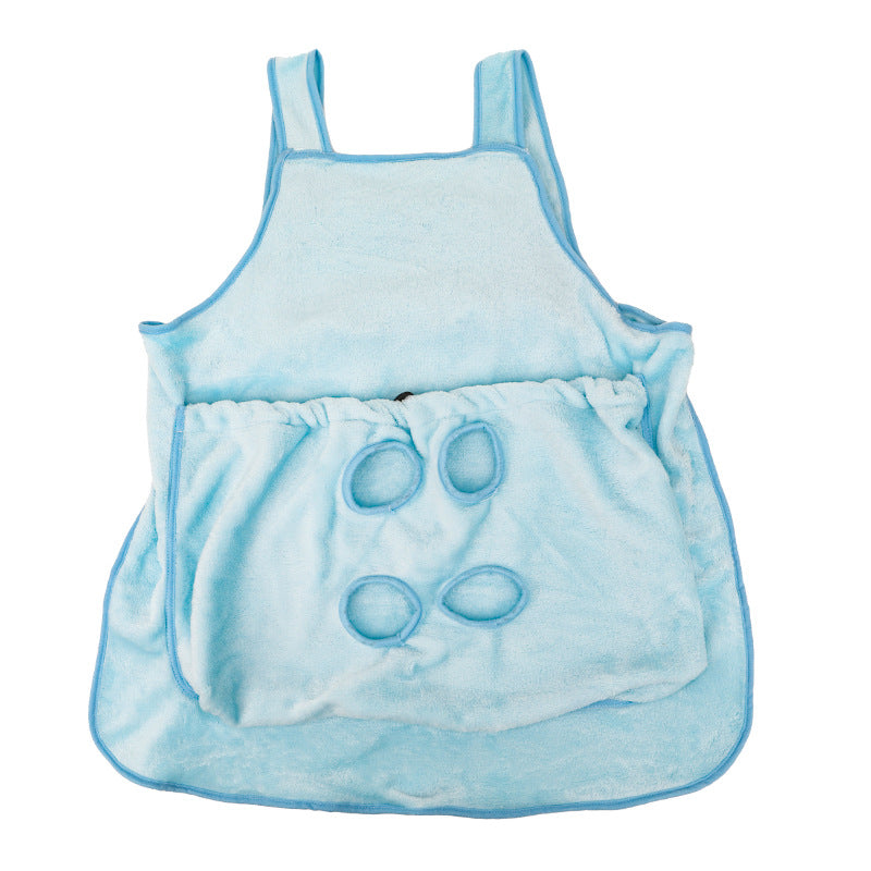 Plush Pet Carrier Apron Chest Bag For Travel