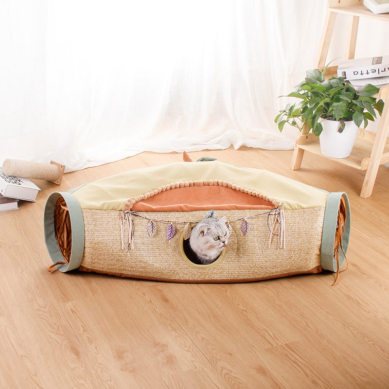 Pet Net Litter Roll Toy Drilling Hole Supplies