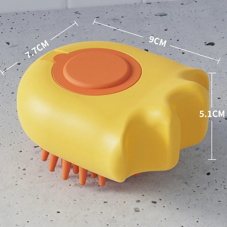 Pet Bath Massage Brush Comb With Shampoo Box Cleaning Supplies